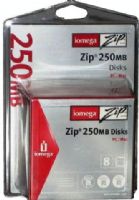 IOmega 32628 Zip 250MB Disks, Eight gray Zip Disks for PC and Mac without Plastic Jewel Case, Portable for convenient transferring and safeguarding of large files, Unmatched durability means your disk provides dependable and reliable storage, Perfect for downloading favorite movies and videos (IOMEGA32628 IOMEGA-32628 32-628 326-28) 
