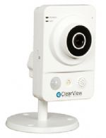 Clearview IP-74N 1.3 Megapixel HD WiFi with 32ft PIR Range Indoor; Max 15fps @ 1.3MP (1280x960) / 30fps @ 1.0 MP; 3.6mm fixed lens; 32 foot PIR Range; H.264 & MJPEG dual-stream encoding; DWDR, Day/Night, 2DNR, Auto iris, AWB, AGC, BLC; Micro SD Slot; 12V DC Power Not Included; Can be mounted on wall or ceiling (bracket included); Noise Reduction 2D; Privacy Masking Up to 4 areas; Focal Length 3.6mm; Max Aperture F1.8; Angle of View 70 Degrees (IP74N IP74N) 
