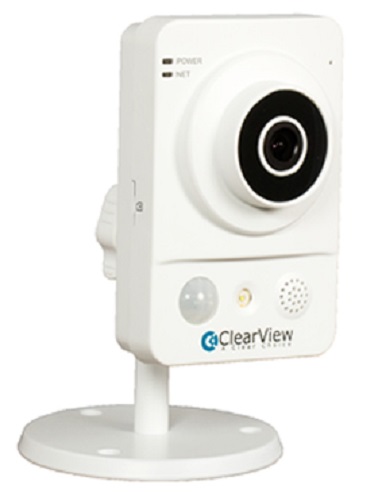 Clearview IP-74N 1.3 Megapixel HD WiFi with 32ft PIR Range Indoor; Max 15fps @ 1.3MP (1280x960) / 30fps @ 1.0 MP; 3.6mm fixed lens; 32 foot PIR Range; H.264 & MJPEG dual-stream encoding; DWDR, Day/Night, 2DNR, Auto iris, AWB, AGC, BLC; Micro SD Slot; 12V DC Power Not Included; Can be mounted on wall or ceiling (bracket included); Noise Reduction 2D; Privacy Masking Up to 4 areas; Focal Length 3.6mm; Max Aperture F1.8; Angle of View 70 Degrees (IP74N IP74N)