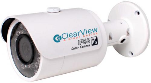 Clearview IP-80 2.0 Megapixel Outdoor 65ft IR Range Mini Bullet; H.264 & MJPEG dual-stream encoding; DWDR, Day/Night (ICR); 2DNR, AWB, AGC, BLC; 3.6mm wide angle fixed lens; 65ft IR Range; IP67 - Weatherproof; PoE - Power over Ethernet; Gain Control Auto/Manual; Noise Reduction 2D; Privacy Masking Up to 4 areas; Focal Length 3.6mm; Max Aperture F1.6 (IP80 IP80)