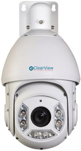 Clearview IP-PTZ-IR-988 2.0 Megapixel Full Size Outdoor 300ft IR Range (PTZ) Pan Tilt Zoom; 20x Optical / 16x Digital Zoom; 300 Foot IR Distance; Support Triple-streams encoding; 5.5mm ~ 110mm lens; 50/60fps@720p resolution; DWDR, Day/Night(ICR), Ultra DNR; Auto iris, Auto focus; 240°/s pan speed; Gain Control Auto / Manual; Noise Reduction Ultra DNR (2D/3D); Privacy Masking Up to 24 areas; Digital Zoom 16x; Lens Focal Length (  )