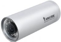 ViVotek IP7330 Outdoor Day & Night Network Bullet Camera, 1/4" CMOS Sensor in VGA resolution, Dual-band Lens for Day and Night Function, Built-in IR Illuminators, effective up to 10 Meters, Real-time MPEG-4 and MJPEG Compression (Dual Codec), Simultaneous Dual Streams, Weather-proof IP66 rated Housing, Shutter Time 1/5 ~ 1/5,000 sec (IP-7330 IP 7330) 