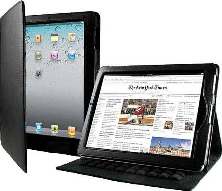 Hipstreet IPADCASE2ST iPad 2 Standing Portfolio Case, Thick foam bumpers for extra screen protection, All ports remain accessible, 45 degrees to straight vertical, Semi-rigid cover resists water, Made from long lasting, washable polyurethane, UPC 628905006998 (IPAD-CASE2ST IPAD CASE2ST IPAD-CASE-2ST IPADCASE-2ST)