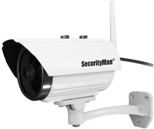 SecurityMan IPCAM-SDII DIY Wireless Outdoor iSecurity Camera with Built-in 8GB Memory, 1/4