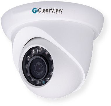 ClearView IPD-70 1.3 Megapixel HD IP Small IR Dome Camera; White; 0.33