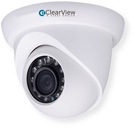 ClearView IPD-80A 2.0 Megapixel HD IP Small IR Dome Camera; White; 0.37
