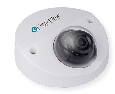 ClearView IPD-81A 2.0 Megapixel IP WDR IR Mini Dome Camera with Smart Detection; White; 0.35