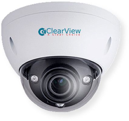 ClearView IPD-93A 4.0 Megapixel IP WDR IR Mini Dome Camera; White; 0.33