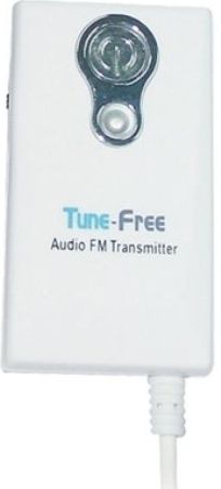 DigiPower IP-FM Tune-Free Audio FM Transmitter, Works with all iPod models, Plays music from any portable FM-equipped audio device, Wirelessly transmits audio on FM frequencies, Tune-free transmitter plugs into audio device, Set the transmitter & a stereo to the same FM frequency (88.1 MHz107.9 MHz), 9.84-ft Operating range (IPFM IP FM)