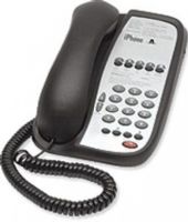 Teledex IPN331391 iPhone A105 Single Line Analog Hotel Phone, Black, Five (5) Programmable Guest Service Buttons, ExpressNet High Speed Ready, CourtesyRing selectable ascending ring volume, EasyTouch voice mail access, MultiX PBX compatibility, Flash, Redial, Easy-access analog data port, ADA-compliant volume control with enhanced hearing aid compatibility (IPN-331391 IPN 331391 A-105 0iGA153) 
