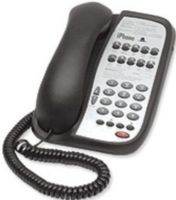 Teledex IPN332391 iPhone A110 Single Line Analog Hotel Phone, Black, Ten (10) Programmable Guest Service Buttons, ExpressNet High Speed Ready, CourtesyRing selectable ascending ring volume, EasyTouch voice mail access, MultiX PBX compatibility, Flash, Redial, Mute, Hold, Easy-access analog data port (IPN-332391 IPN 332391 A-110 0iGA163) 