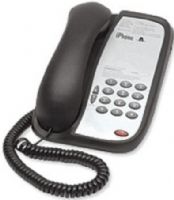 Teledex IPN333091 iPhone A100 Single Line Basic Analog Hotel Phone, Black, ExpressNet broadband-ready, EasyTouch voice mail access, Bright message waiting indicator, ADA-compliant volume control with enhanced Sonica hearing aid compatibility, Desk or wall mountable (IPN-333091 IPN 333091 A-100 0iGA103) 
