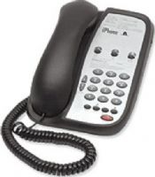 Teledex IPN337391 iPhone A103 Single Line Analog Hotel Phone, Black, Three (3) Programmable Guest Service Buttons, ExpressNet High Speed Ready, CourtesyRing selectable ascending ring volume, EasyTouch voice mail access, MultiX PBX compatibility, Flash, Redial, Hold, Mute, Easy-access analog data port, ADA-compliant volume control with enhanced hearing aid compatibility (IPN-337391 IPN 337391 A-103 0iGA133) 