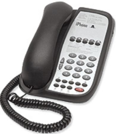 Teledex IPN341491 iPhone A205S Two-line Speakerphone with Five (5) Programmable Guest Service Keys, Along with Redial, Mute, Hold and Conference Keys, Black, ExpressNet High Speed Ready, CourtesyRing selectable ascending ring volume, EasyTouch voice mail access, MultiX PBX compatibility, Easy-access analog data port (IPN-341491 IPN 341491 A-205S A205-S A205 0iGA273)