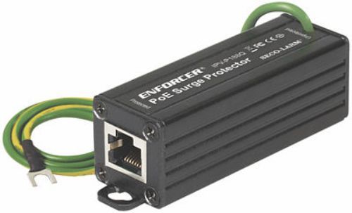 Seco-Larm IPV-P188Q Power over Ethernet (POE) Surge Protector, Bandwidth Up to 68MHz, Maximum input 58Vp-p, Insertion loss MORE THAN 0.2dB, Return loss 16dB @ 100 Ohms, Frequency response Up to 3dB@68MHz, Surge life 30000 surges @ 4kV, Helps prevent damage to sensitive networking equipment, Support mid-span PoE and end-span PoE (IPVP188Q IPV P188Q IPVP-188Q) 