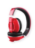 Supersonic IQ129BTRED Bluetooth Wireless Headphone and Mic; Red; Clear, Rich Stereo Music; Wireless Built in BT Receiver Allows You to Wirelessly Connect to Your Ipad, Iphone, Ipod, Smartphone, Android Tablet, HDTV, Laptop, MP3 Player and More; Built in FM Radio; UPC 639131801295 (IQ129BTRED IQ129BT-RED IQ129BTREDHEADPHONE IQ129BTRED-HEADPHONE IQ129BTREDSUPERSONIC IQ129BTRED-SUPERSONIC)   