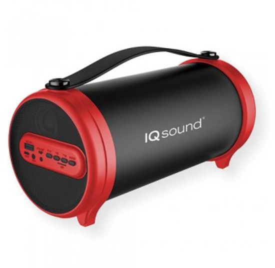 Supersonic IQ1306BTRED Bluetooth Portable Speaker; Red; 1.1 outdoor active HIFI BT speaker with 3 inch subwoofer; Clear sound and heavy bass for a dynamic sound effect; Wirelessly stream music from any BT enabled device such as your smartphone, notebook, iPhone or iPad; UPC 639131813069 (IQ1306BTRED IQ1306BT-RED IQ1306BTREDSPEAKER IQ1306BTRED-SPEAKER IQ1306BTREDSUPERSONIC IQ1306BTRED-SUPERSONIC)