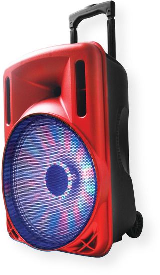 Supersonic IQ3212DJBTRD Portable BT DJ Speaker System; Red; 12