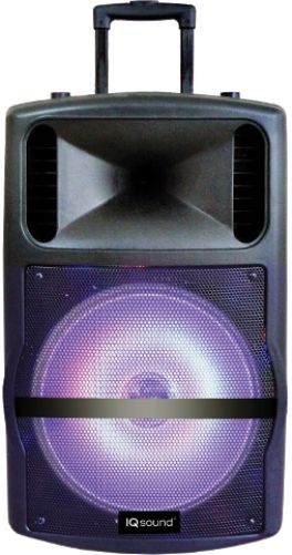 Supersonic IQ-3312DJBT Portable Bluetooth DJ Speaker with LED Lights; 12