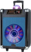 Supersonic IQ-3612DJBTL Portable Bluetooth DJ Speaker with Disco Ball, Blue, 12" High Efficiency Woofer, 600 Watts Peak Power Capacity, 30 Watts RMS Power, 80 Watts Program Power, Frequency Response 30Hz-20KHz, Sensitivity (1w/1m) 65dB, Impedance 4 ohm, Built-in BT Compatible Allows Your Speaker to Wirelessly Connect to BT Enabled Devices, UPC 639131336124 (IQ3612DJBTL IQ 3612DJBTL IQ-3612DJBT) 
