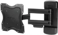 OmniMount IQ80C iQMount Series Single-arm Cantilever Wall Mount, Black, Fits most 23” - 42” flat panels, Supports up to 80 lbs (36.3 kg), Tilt, pan and swivel for maximum viewing flexibility, Streamlined arms nest for a compact 3.3” (84mm) mounting profile, Frictionless Delrin washers at every joint for fluid movement, UPC 728901023903 (IQ-80C IQ 80C IQ80-C IQ80 IQ80CB) 