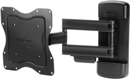 OmniMount IQ80C iQMount Series Single-arm Cantilever Wall Mount, Black, Fits most 23 - 42 flat panels, Supports up to 80 lbs (36.3 kg), Tilt, pan and swivel for maximum viewing flexibility, Streamlined arms nest for a compact 3.3 (84mm) mounting profile, Frictionless Delrin washers at every joint for fluid movement, UPC 728901023903 (IQ-80C IQ 80C IQ80-C IQ80 IQ80CB)