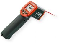  Extech IR267 Mini InfraRed Thermometer with Type K; Displays Ambient Air Temperature and non contact InfraRed or Type K thermocouple readings simultaneously; 12 to 1 distance to target ratio; Built in laser pointer identifies target area; Adjustable emissivity for better accuracy on variety of surfaces; UPC 793950422670 (IR267 IR-267 THERMOMETER-IR267 EXTECHIR267 EXTECH-IR267 EXTECH-IR-267) 