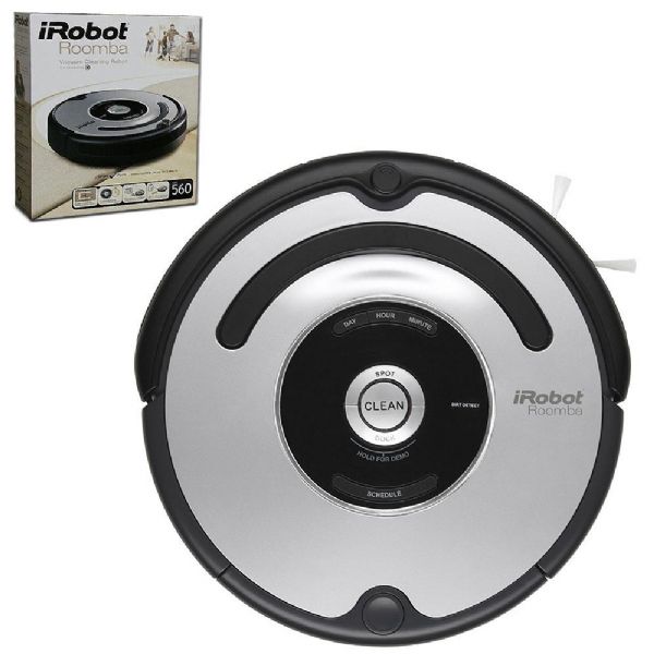 iRobot IROBOT560 Vacuum Cleaner Model Roomba 560; It includes 2 Virtual Walls, 1 Self-charging Home Base, 1 Power Supply, 1 Rechargeable Battery, 1 Extra Filter (56001 ROOMBA560)