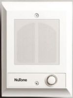 Nutone IS69WH Recessed Door Station, Cast metal door speaker with lighted chime pushbutton makes it easy to find in the dark, 3-1/2