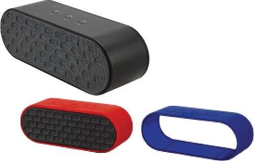 iLive ISB235 Portable Wireless Bluetooth Speaker with Changeable Rubberized Covers, Supports Bluetooth, Supports profile A2DP Advanced Audio Distribution Profile, Wireless range 60 feet, Built-in speakers, 2 interchangeable rubberized covers, Micro-USB port for battery recharge, Aux in (3.5mm audio input), Low battery indicator, UPC 047323235009 (ISB-235 ISB 235 IS-B235)