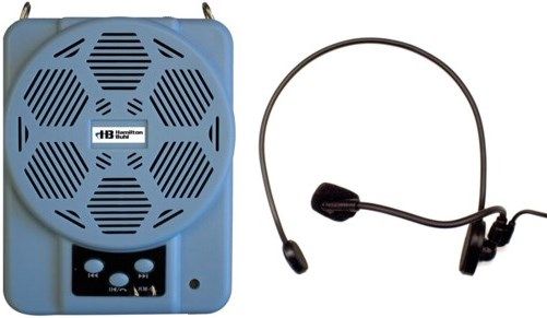 HamiltonBuhl ISD-AAB Portable Wireless Bluetooth Voice Amplifier, 5W Output Power, 15W Max Power, Frequency Response 70Hz-12khz, Impedance 4Ohms, AC Power 110-250v, Working Temp -25C- 85C, Working Voltage 6v-8.4v, 6-8 hours Recharge Time, 16 hours Continuous Work Time, UPC 681181620128 (HAMILTONBUHLISDAAB ISDAAB ISD AAB)