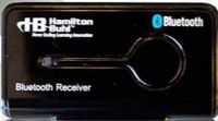HamiltonBuhl ISD-RCV Bluetooth Wireless Audio Receiver, Supports Bluetooth 2.1+EDR and Bluetooth 2.0, 1.2, and 1.1 backward compatibility; Connects to any dock with a 30 pin apple connector; High quality 95dB SNR DACs with 48kHz sample rates for high-fidelity playback; Frequency range 2402MHz-2480MHz; UPC 681181620067 (HAMILTONBUHLISDRCV ISDRCV ISD RCV) 
