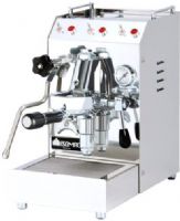Isomac ZAF Zaffiro Commercial Entry Level Espresso Coffee and Cappuccino Machine; Equipped with a double function tap for the hot water and the steam; Original, semi-automatic commercial brewing head with level, bronze cams, weight 4Kg (9 Lbs); Stainless steel vertical boiler, 0.8 Lt capacity; Microprocessor to automatically check and refill the boiler with water (ISOMACZAF ISOMAC-ZAF) 