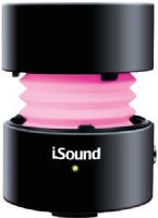 iSound 5314 Fire Waves Rechargeable Bluetooth Portable Speaker, Black, 3W Power output, Solid aluminum shell for best stability/durability, Advanced Bluetooth for wireless connection to Bluetooth enabled devices, Integrated microphone with noise shielding for clear speakerphone calls, Vacuum bass design for surprising volume-to-size ratio, UPC 845620053148 (ISOUND5314 ISOUND-5314) 