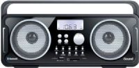 iSound 6262 Model BT-4000 Rechargeable Bluetooth Boombox, Black, Wirelessly streams music via bluetooth, FM radio with 20 presets, Built-in rechargeable battery, USB charging port, LCD, Active independent treble & bass controls, Smartphone/tablet display tray, AUX input for non-bluetooth devices, UPC 845620062621 (ISOUND6262 ISOUND-6262 BT4000 BT 4000) 