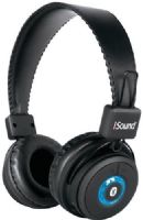 iSound BT-2000 On Ear Bluetooth Headphones, Black, Frequency response 20 Hz - 20 kHz, Bluetooth v2.1 + EDR for advanced wireless performance, Wirelessly play/pause/skip music tracks and control volume with headset buttons, Answer calls with the built-in microphone, Compatible with PC/Mac for video chatting, 33 foot transmission range, UPC 845620056002 (ISOUNDBT2000 BT2000 BT 2000) 