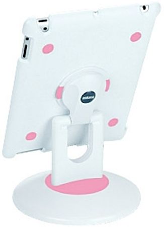 Aidata ISP203WP Model ISP203 Spin Station Multifunction Stand for iPad 2, White/Pink, Protection shell with durable plastic case and rubber inner, Smooth movememt across 360 degrees, Detachable shell can be used separately, Used with or without iPad smart cover, Excellent desk-top stand with weighted base for supreme stability, EAN 4711234690771 (ISP-203WP ISP 203WP ISP203-WP ISP203W)