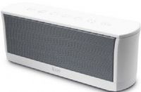 iLuv ISP233WHT MobiOut Splash-resistant High-fidelity Stereo wireless Bluetooth Portable Speaker, White; Fits with Apple and Android smartphones and tablets, most Bluetooth devices; Rugged splash-resistant design allows you to bring MobiOut to all of your outdoor activities; High-fidelity stereo drivers and passive radiator deliver powerful sound; UPC 639247092402 (ISP233-WHT ISP233 WHT ISP-233WHT ISP 233WHT)  