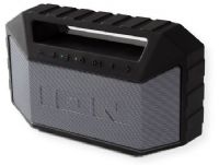 ION Audio ISP56BK Plunge Waterproof Stereo Boombox; Black; IPX7 waterproof,fully immersible; Rugged, rubberized design; Dual full-range drivers and passive radiator deliver great bass; 20 Watt dynamic power amplifier for high-impact sound; Easily control your Bluetooth music with Play/Pause, Next/Previous Track buttons; Built-in microphone for answering your phone; UPC 812715017408 (ISP56BK ISP56 BK ISP56-BK ISP56BKION ISP56BK-WATERPROOF ISP56BK-SPEAKER) 