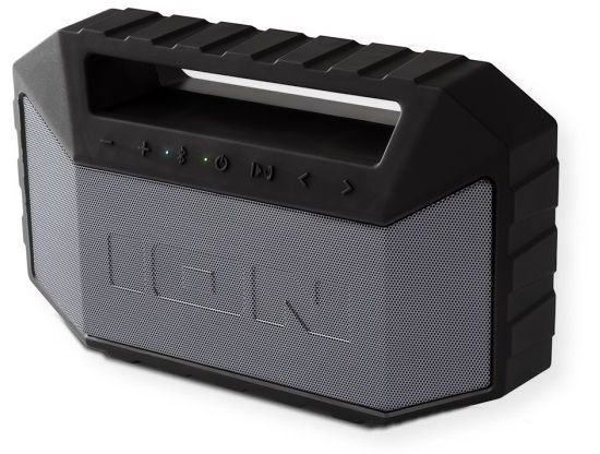 ION Audio ISP56BK Plunge Waterproof Stereo Boombox; Black; IPX7 waterproof,fully immersible; Rugged, rubberized design; Dual full-range drivers and passive radiator deliver great bass; 20 Watt dynamic power amplifier for high-impact sound; Easily control your Bluetooth music with Play/Pause, Next/Previous Track buttons; Built-in microphone for answering your phone; UPC 812715017408 (ISP56BK ISP56 BK ISP56-BK ISP56BKION ISP56BK-WATERPROOF ISP56BK-SPEAKER)