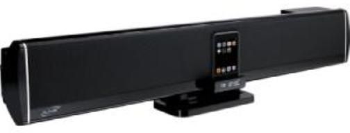 iLive IT818B Channel 5.1 Home Theater Bar-Speaker with Dock for Ipod, Preset EQ Settings: HD4 Movies, HD4 Music, HD4 CSTM, SRS NEWS, SRS2.1, Magnetically Shielded Full-Range Stereo Speakers, Dual Subwoofers built in, Electronic Volume Control, Lighted Buttons (Keys) (IT-818B IT 818B IT818-B IT818)