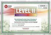 FLIR ITC LEVEL II ITC Level 2 Certification Training Per Attendee; Reinforce Level I Infrared Training Concepts with Refresher Material Covering the Latest Infrared Camera, Technology and Thermal Imaging Application Developments; Learn the Basics of Predictive Maintenance Thermography and Overall Infrared Inspection Program Development (ITCLEVELII ITC-LEVEL-II ITC-LEVELII ITCLEVEL-II) 