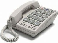 Cortelco 240085-VOE-21F Big Button Corded Phone, Keypad Dialer Type, Base Dialer Location, Pulse, tone Dialing Modes, Visual ringer light Indicators, Large buttons Additional Features, Call Waiting, Volume Control, Ringer Control, 10 Speed Dial Capacity, 3 One-Touch Dial Button, UPC 048044240082 (240085VOE21F 240085VOE-21F 240085-VOE21F ITT2400 ITT-2400 ITT 2400) 