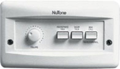 Nutone ICA331WHW Exterior Remote Control, Built-in volume control, Talk from any remote to all other remote/speakers, Answer door from any remote/speaker, From remote control, turn AM/FM radio on/off, change radio memory channel, Use up to 13 remote stations and 3 door speakers, 5'' woofer for clear crisp sound quality (ICA 331WHW ICA-331WHW)