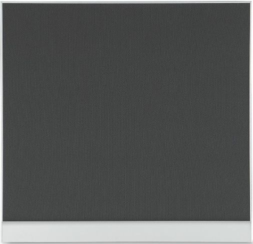Iceberg Enterprices 31350 Polarity Mesh Bulletin Board, Gray Board Surface Color, Fabric Board Surface Material, Aluminum Frame Material, Rectangle Shape, Contemporary gray mesh tackable fabric, Minimal all aluminum frame style, Integrated mantle ledge supports display materials, Measures 48