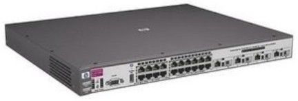 HP Hewlett Packard J4905A#ABA ProCurve Switch, 128 MB SDRAM RAM, 16 MB flash Flash Memory, 20 x Ethernet 10Base-T, Ethernet 100Base-TX, Ethernet 1000Base-T Ports Qty, 4x10/100/1000Base-T/SFP (mini-GBIC) Auxiliary Network Ports, 1 Gbps Data Transfer Rate, Ethernet, Fast Ethernet, Gigabit Ethernet Data Link Protocol, OSPF, RIP, RIP-2, IGMPv2, IGMP, OSPFv2, IGMPv3 Routing Protocol, SNMP 1, RMON 1, RMON 2, RMON 3, RMON 9, Telnet, SNMP 3, SNMP 2c, HTTP Remote Management Protocol, Wired Connectivity T