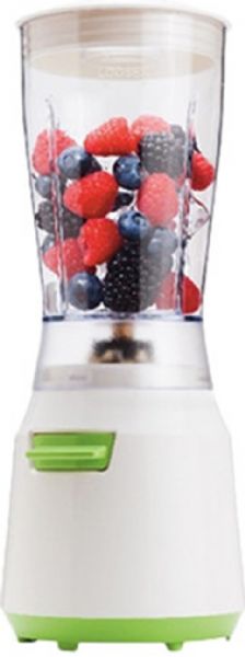 Brentwood JB191 Personal Blender, White Color, Durable stainless steel Blade material, Durable stainless steel, One touch blending, 12