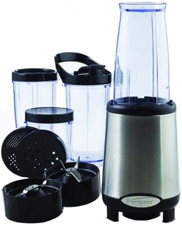 Brentwood JB-199 20-Pieces Multi Purpose Blender; 240 Watts Power; Chops, Mixes, Blends, Grinds and More; BPA Free Bottle; 5 Blending Cups with Sporst and Resealable Lids; High Torque Power Base; Dishwasher Safe Jar and Parts; Durable Stainless Steel Blades; Non-Skid Base; cUL Approval Code; Dimension (LxWxH) 8x9x13.5; Weight 5 lbs.; UPC 812330020890 (JB199 JB 199)