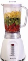 Brentwood JB206 Blender, 6 Number of Speeds, 110 Volts, 50 Ounces Jar Capacity, 350 Watts Power Output, Countertop Product Type, Stain Resistant, Stay Sharp Blades, Non-Skid, Handwash Only, Safety Locking System, Gradations, Multiple Speeds, White Blender Color, Plastic Jar Material, Cord storage, Dishwasher safe parts, Food chute and pusher, 15.5" H x 8" W x 7.5" D (JB206 JB-206 JB 206) 