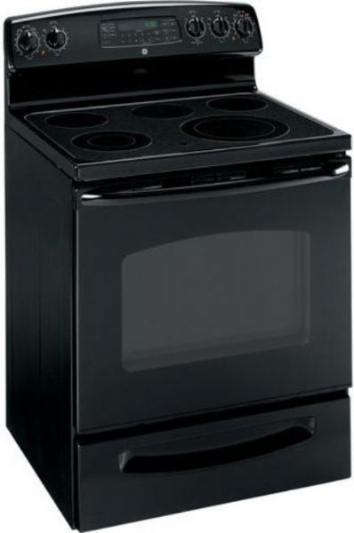 GE General Electric JB740DPBB Freestanding Electric Range with 5 Radiant Elements, 30